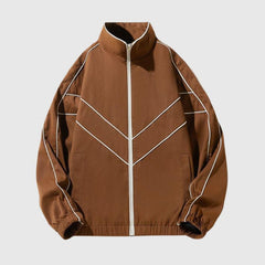 Chaqueta de cuello alto estilo urbano