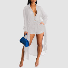 Long Shirts & Shorts Set