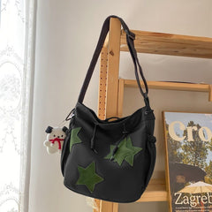 Casual Contrast Shoulder Bag