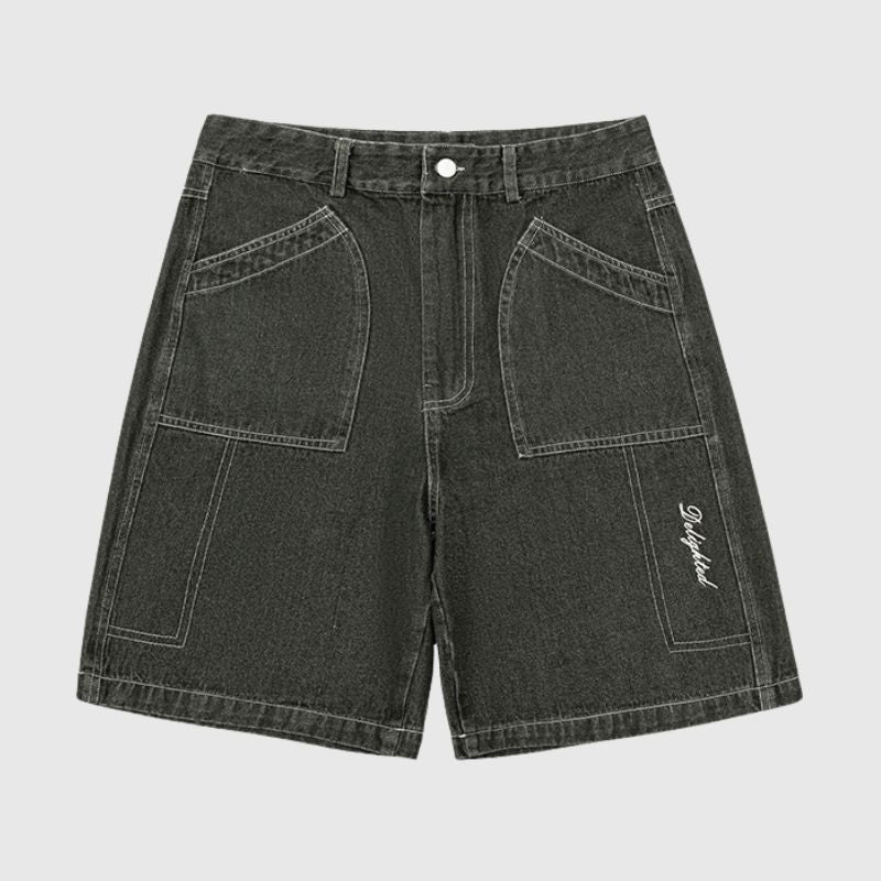 Vintage Distressed Solid Jorts