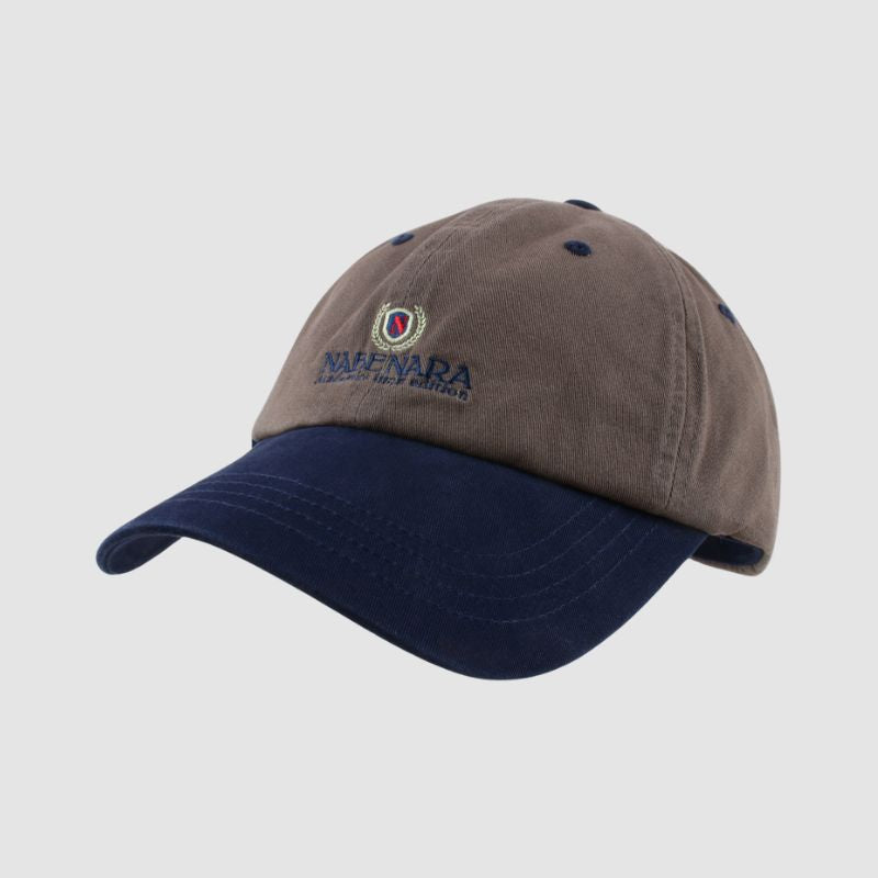 Gorra de béisbol clásica con contraste