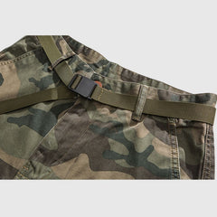 Camouflage Pocket Cargo Shorts