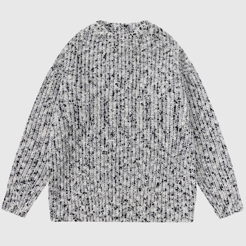 Mosaic Chunky Knit Sweater