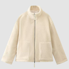 Solid Color Berber Fleece Jacket