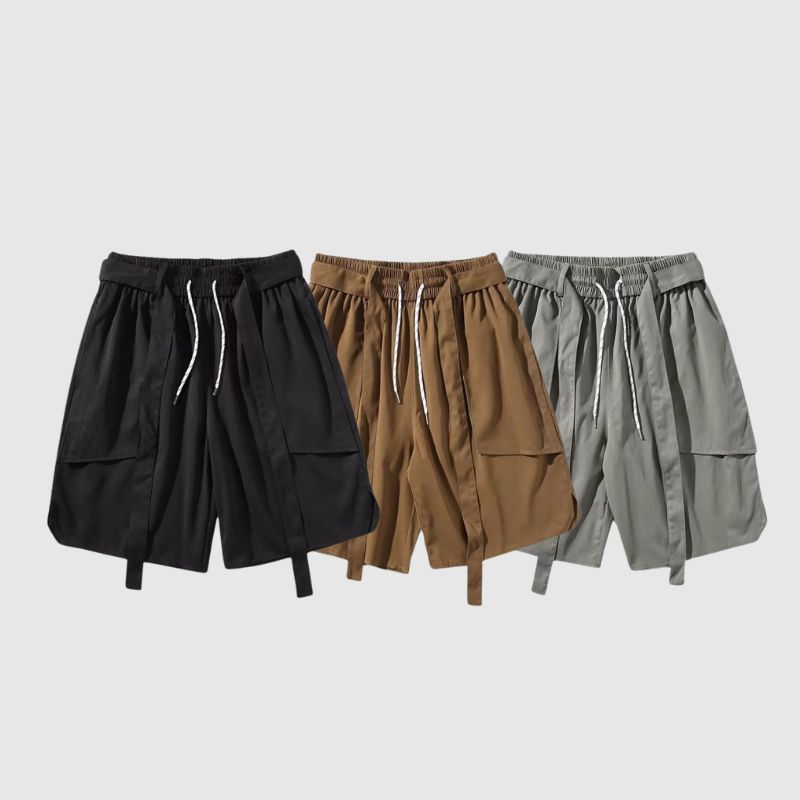 Shorts cargo versátiles con tiras