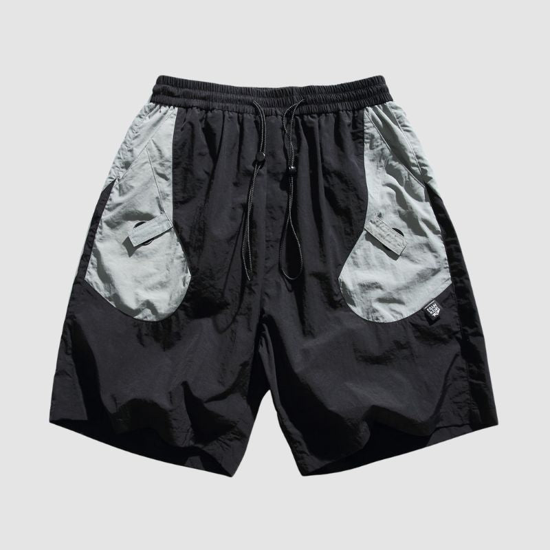 Patchwork-Cargo-Shorts