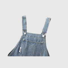 Jeans-Overall mit Sternenmuster