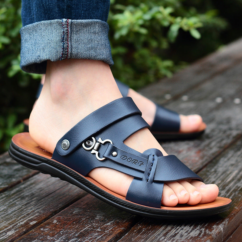 Anmutige Herren-Sommer-Outdoor-Sandalen mit offener Spitze