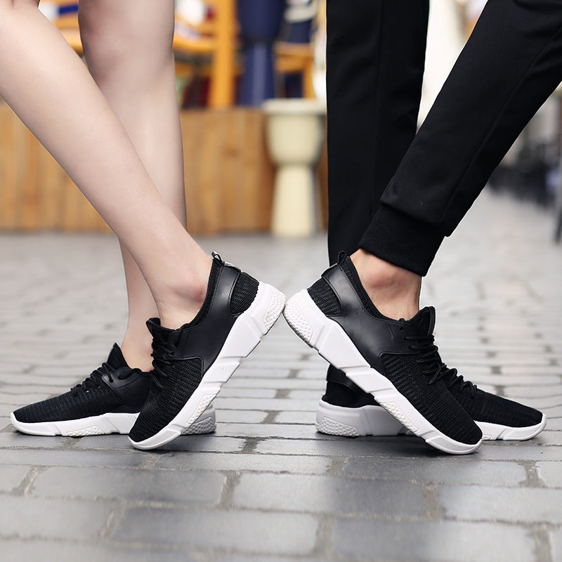 Women's & Men's Available Korean Style Couple Platform Heighten Sneakers