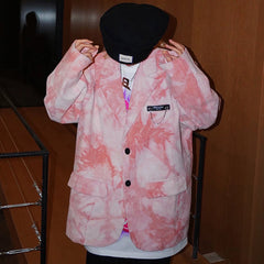 Tie-Dye Corduroy Blazer