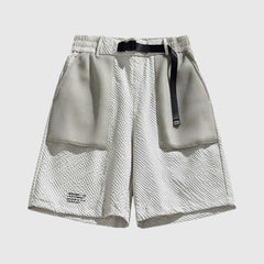 Mesh-Sportshorts mit Kordelzug