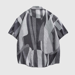 Modern Abstract Print Shirt