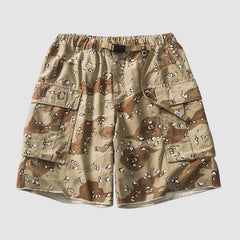 Camouflage-Shorts mit Kordelzug