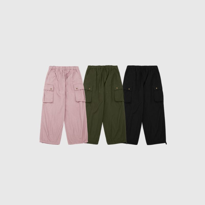 Side Pocket Patch Cargo Pants