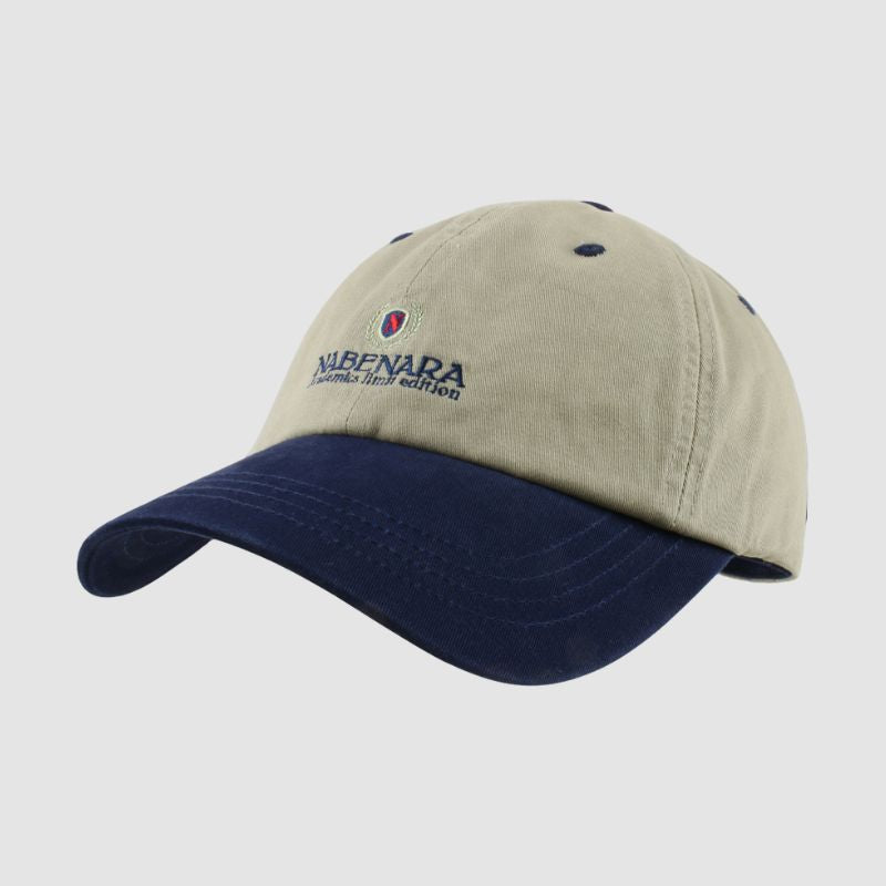 Gorra de béisbol clásica con contraste