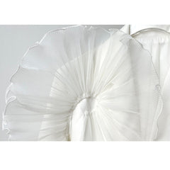 Stilvoller Blazer mit Mesh-Rüschendekor