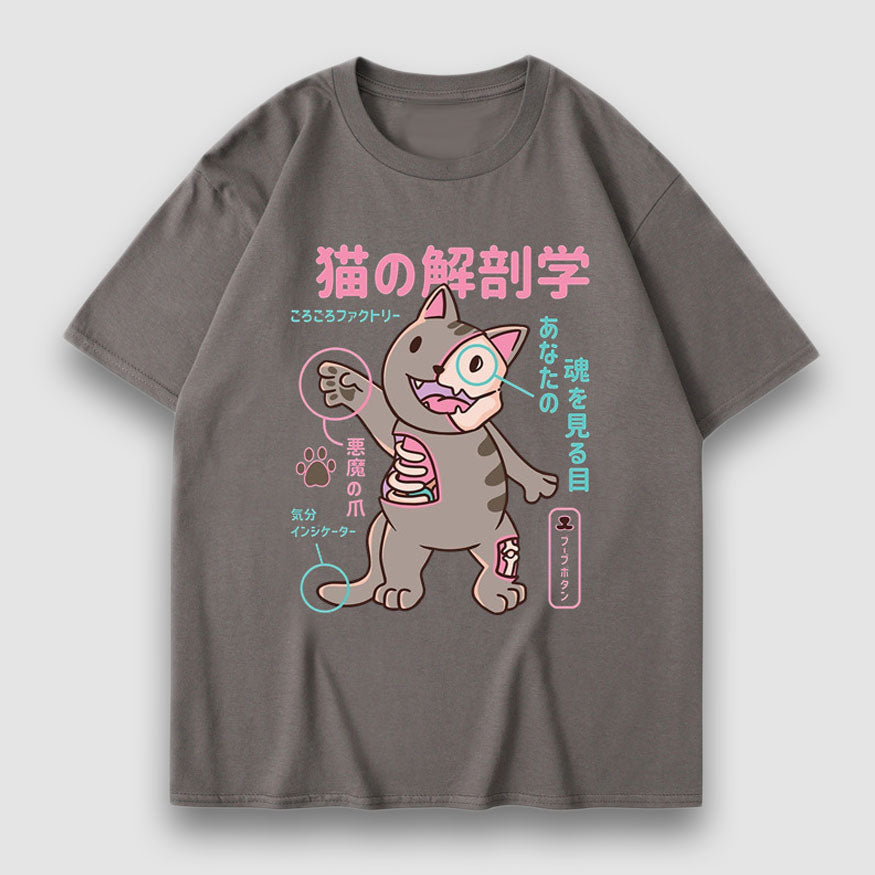 Kitten Cartoon Print Tee