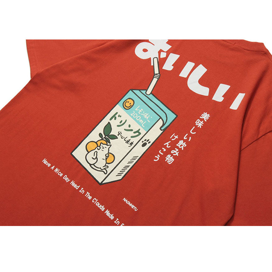 Orange Juice Print Tee