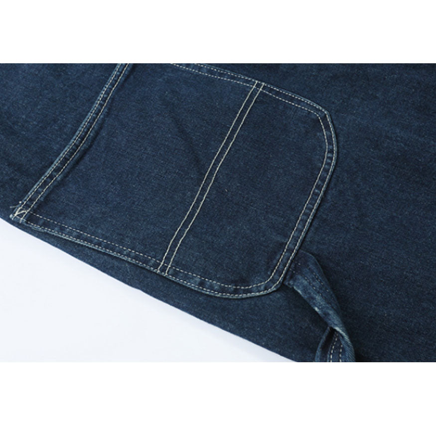 Peto vintage con bolsillos desgastados