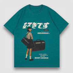 Harajuku Sommer Print T-Shirt