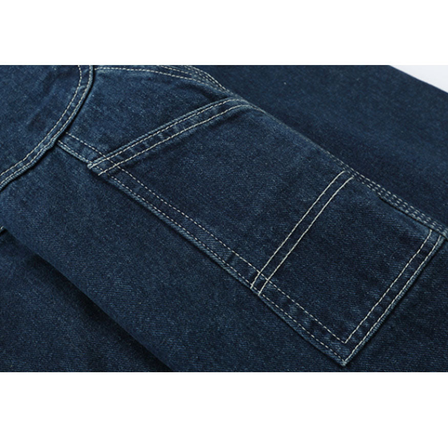 Peto vintage con bolsillos desgastados