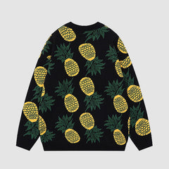 Suéter con estampado de piña