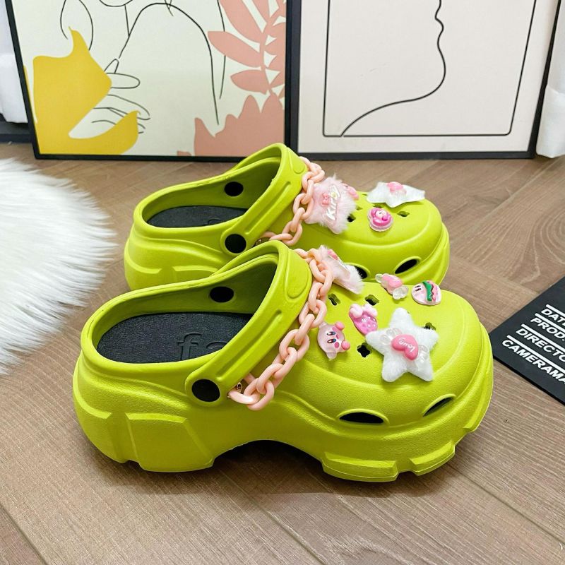 Cartoon Candy Decoration Garden Clog