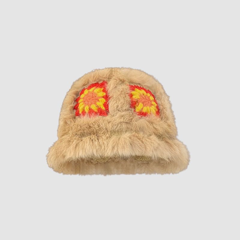 Cute Plush Bucket Hat