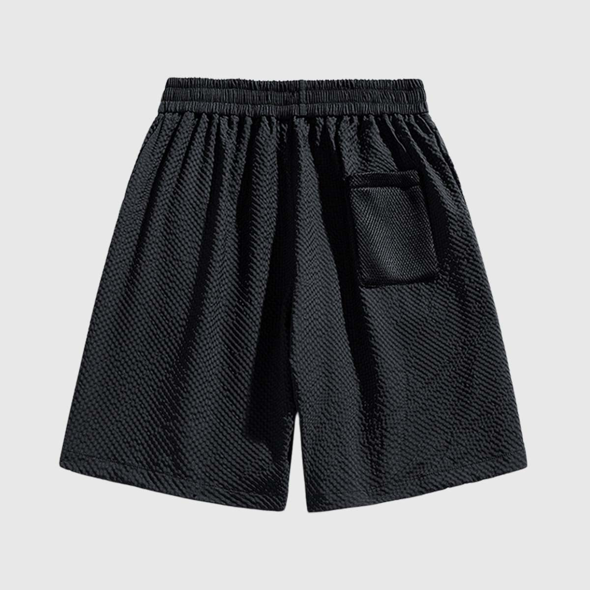 Mesh-Sportshorts mit Kordelzug