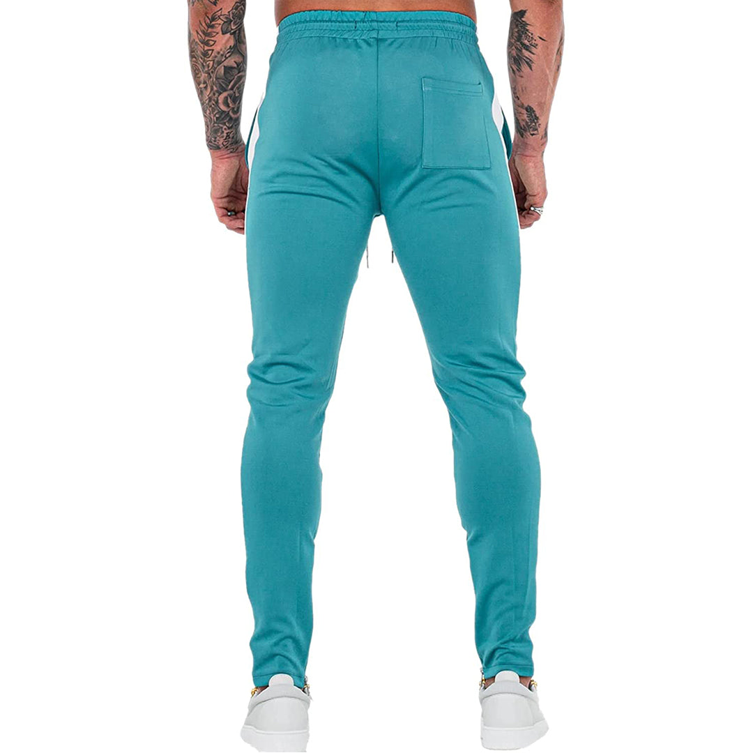 Mens Gym Workout Joggers Pants Tapered