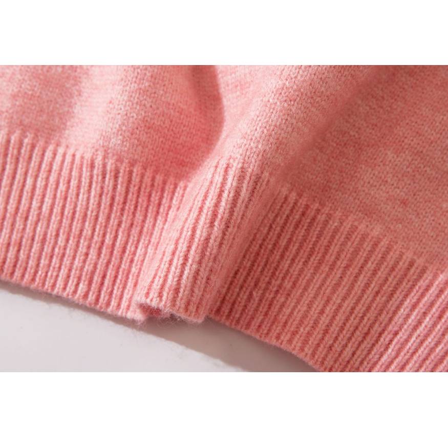 Cute Peach Pattern Sweater