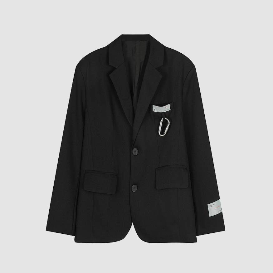 Carabiner Decoration Leisure Blazer