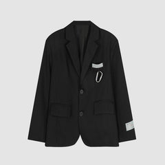 Carabiner Decoration Leisure Blazer