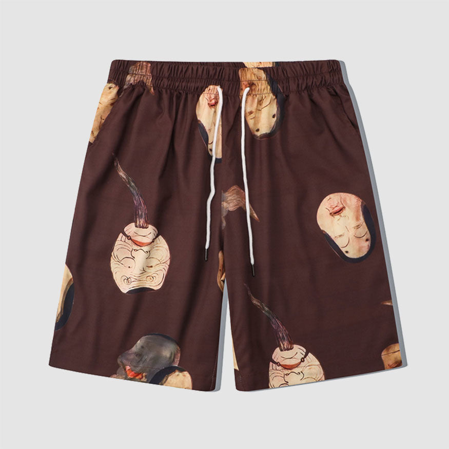 Zweiteiliges Hemd im japanischen Stil + Shorts