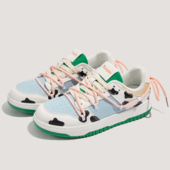 Zapatillas gruesas retro pastel