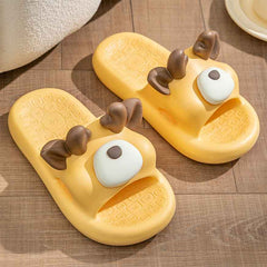 Lindas pantuflas casuales con dibujos de animales