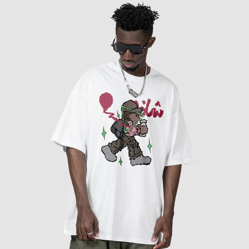 Balloon Boy Pixel Print Tee