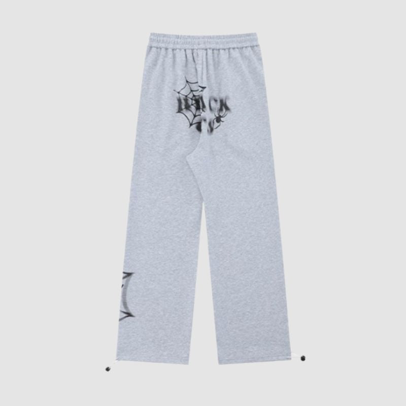 Jogginghose mit Spinnennetz-Print