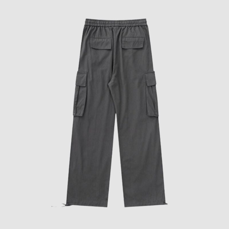 Cargohose im japanischen Stil mit Seitentaschen