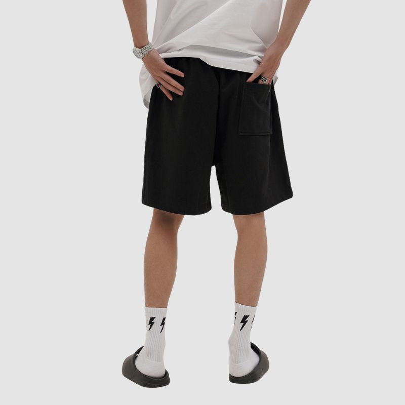 Sportshorts mit einfachem Buchstabendruck