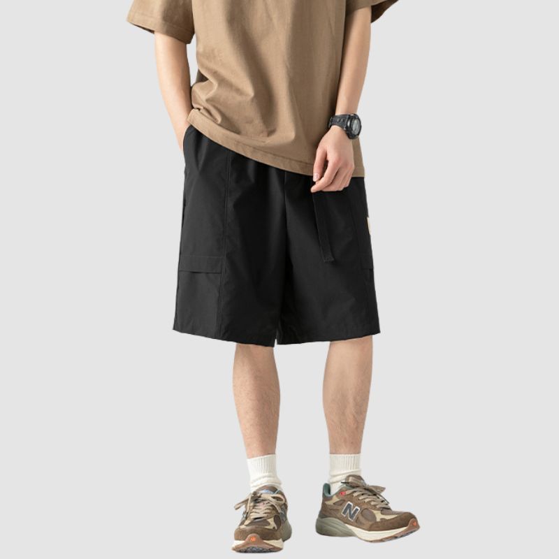 Cargo-Shorts mit Schnallengürtel