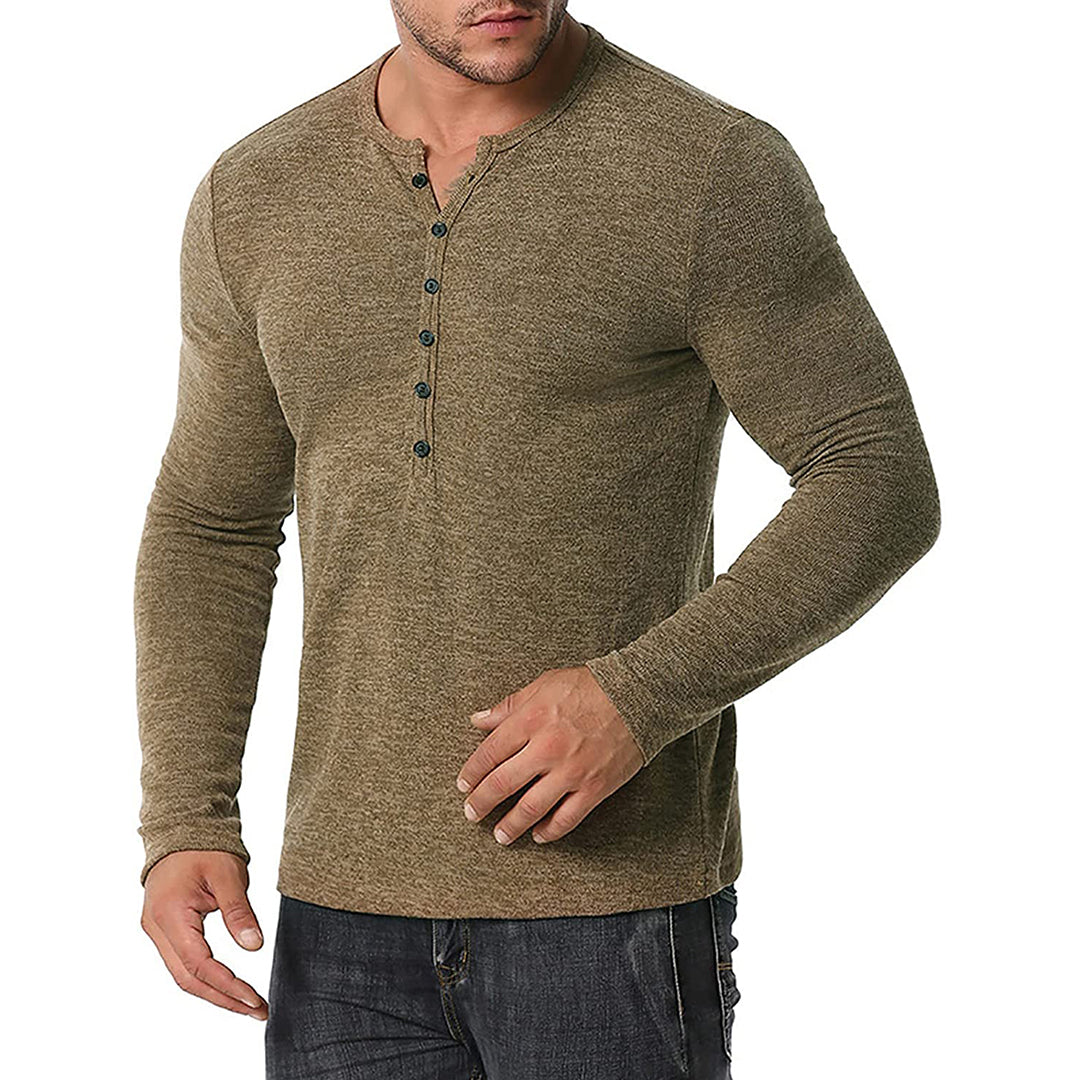 Lässiger weicher Herrenpullover aus weicher Baumwolle mit Waffelstrick