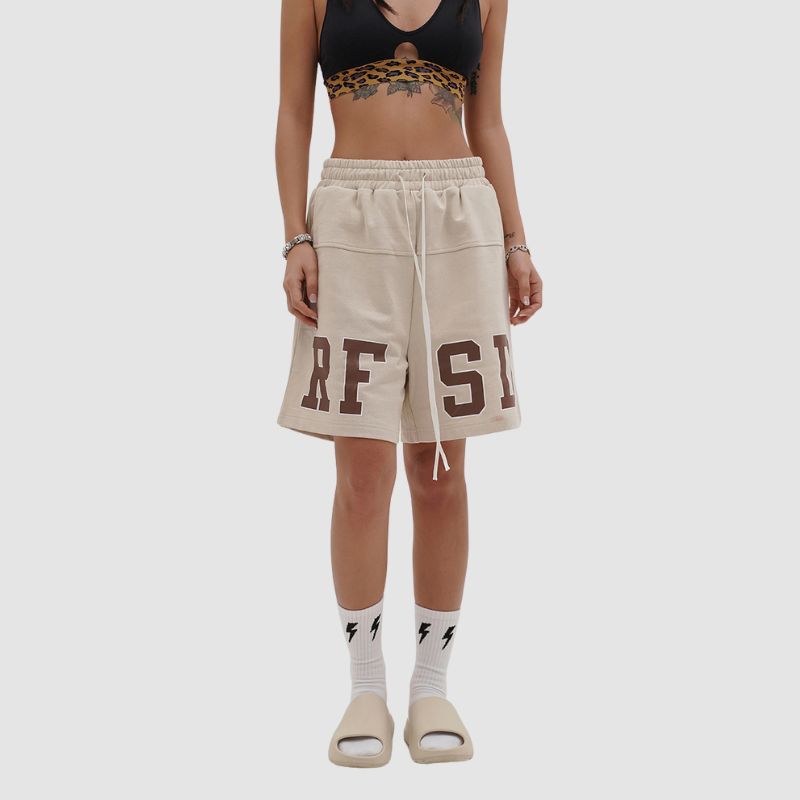 Simple Letter Printed Sport Shorts