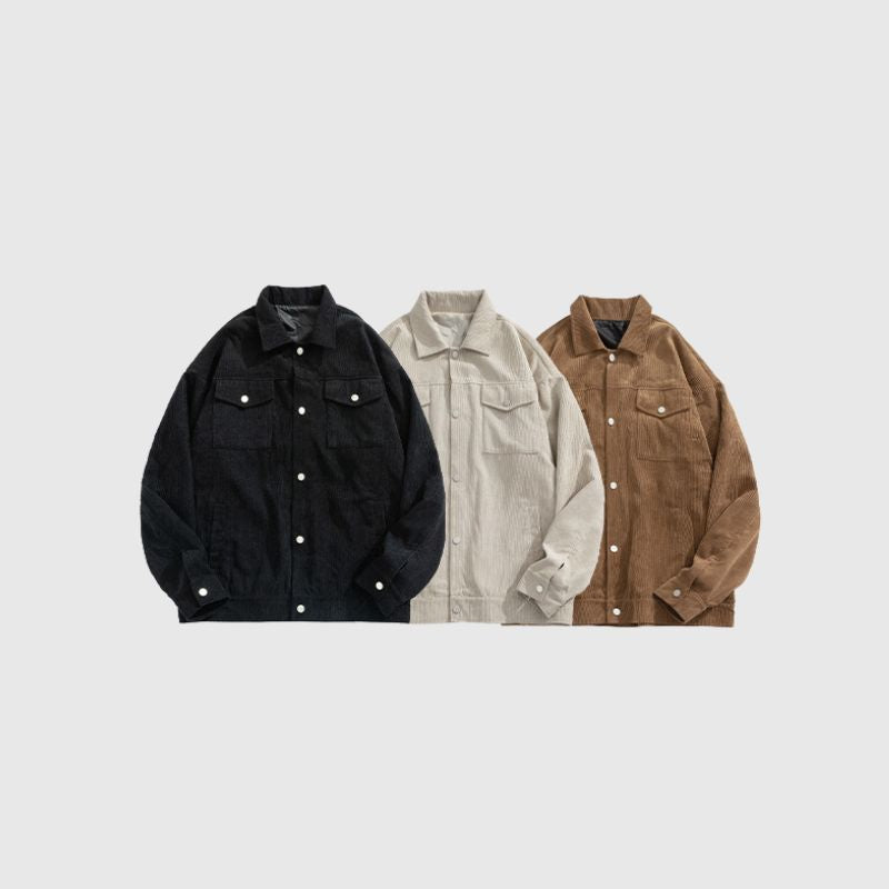 Pocket Patch Corduroy Jacket