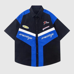 Racing Patchwork-Shirt