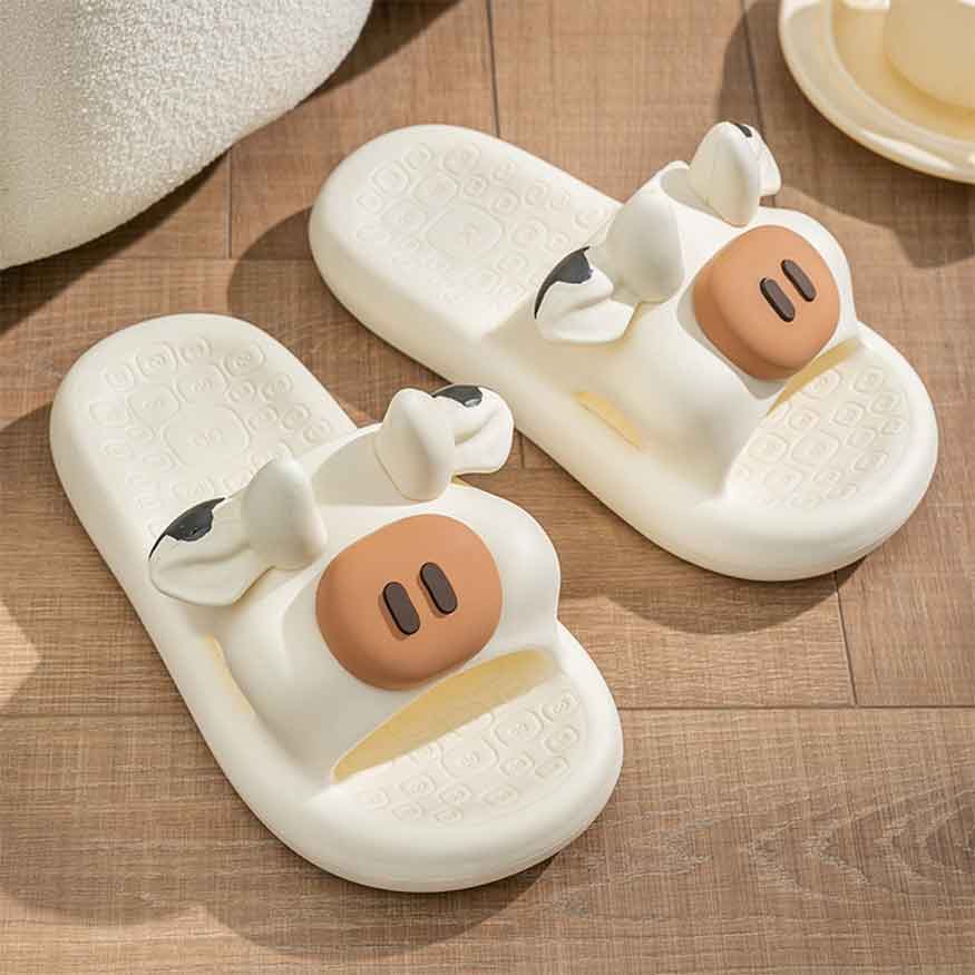 Lindas pantuflas casuales con dibujos de animales