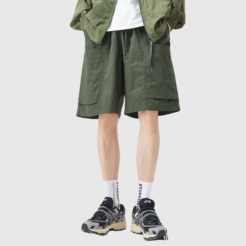 Comfy Solid Cargo Shorts