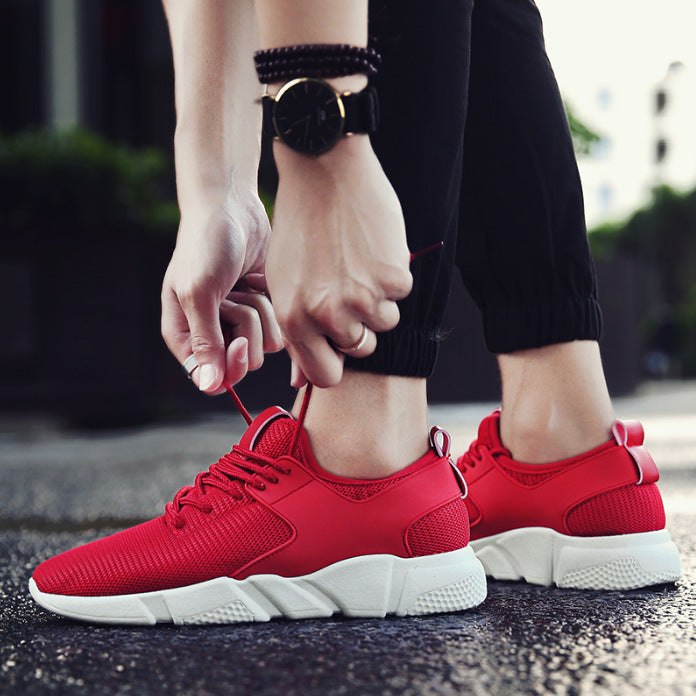 Zapatillas deportivas con plataforma y plataforma de estilo coreano para mujer y hombre.