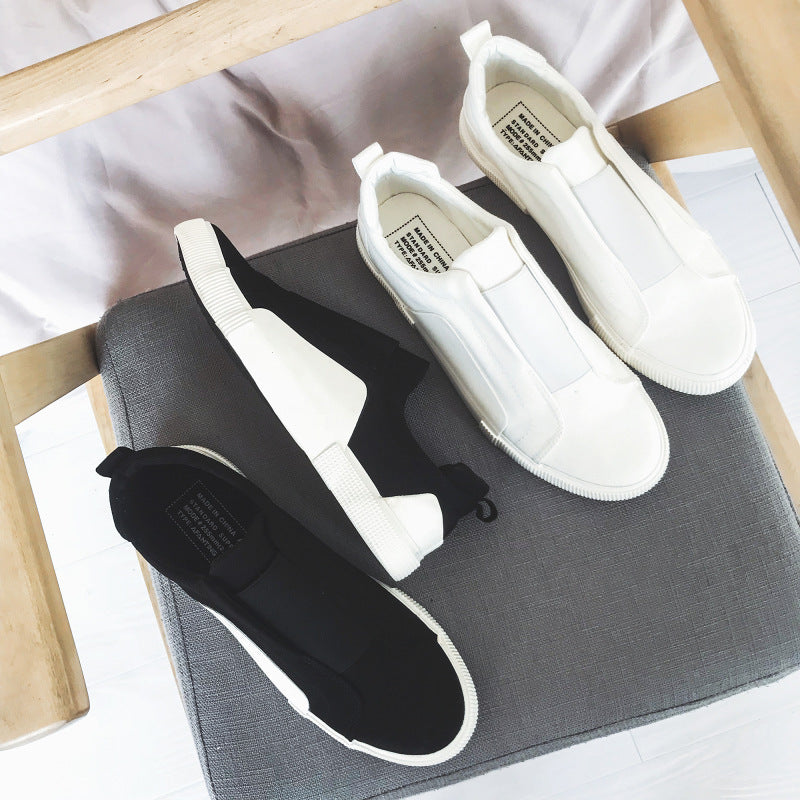 Men's Long-term Korean Style Slip-on Lazy Trendy Canvas Shoes