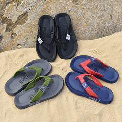 Chanclas coreanas para hombre, cómodas y suaves para la playa.